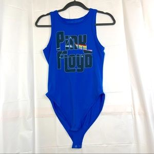 Pink Floyd Rich Blue Sleeveless Bodysuit